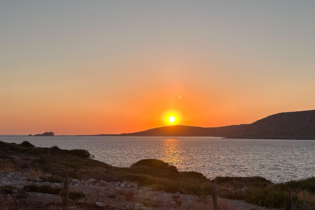 Agia Dinami beach sunset | Chios